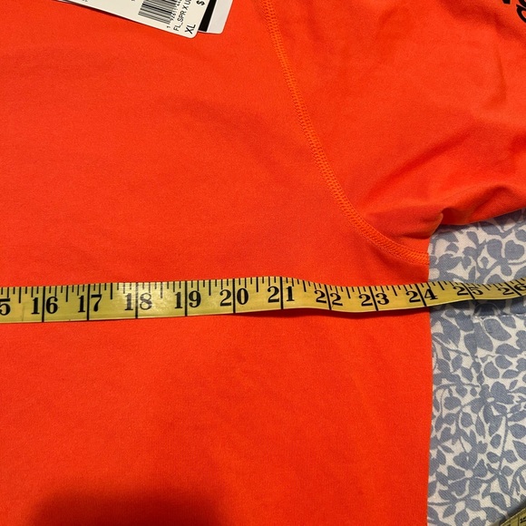 Adidas Free Lift Climalite Men’s Orange Shirt NWT XL - Picture 6 of 7